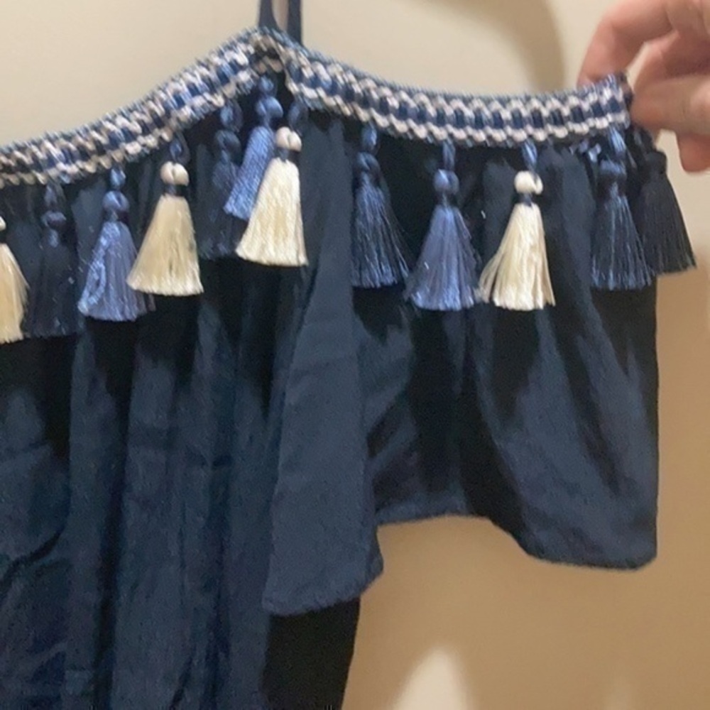Tularosa X Revolve Maley Tassel Cold Shoulder Top​ - Picture 6 of 10